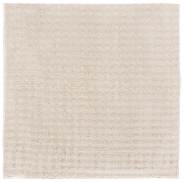 Safavieh Faux Rabbit Bubble 100 6'-0" x 6'-0" Rug in Beige