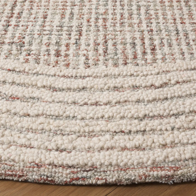 Safavieh Ebony 6'-0" x 6'-0" Rug in Ivory / Red