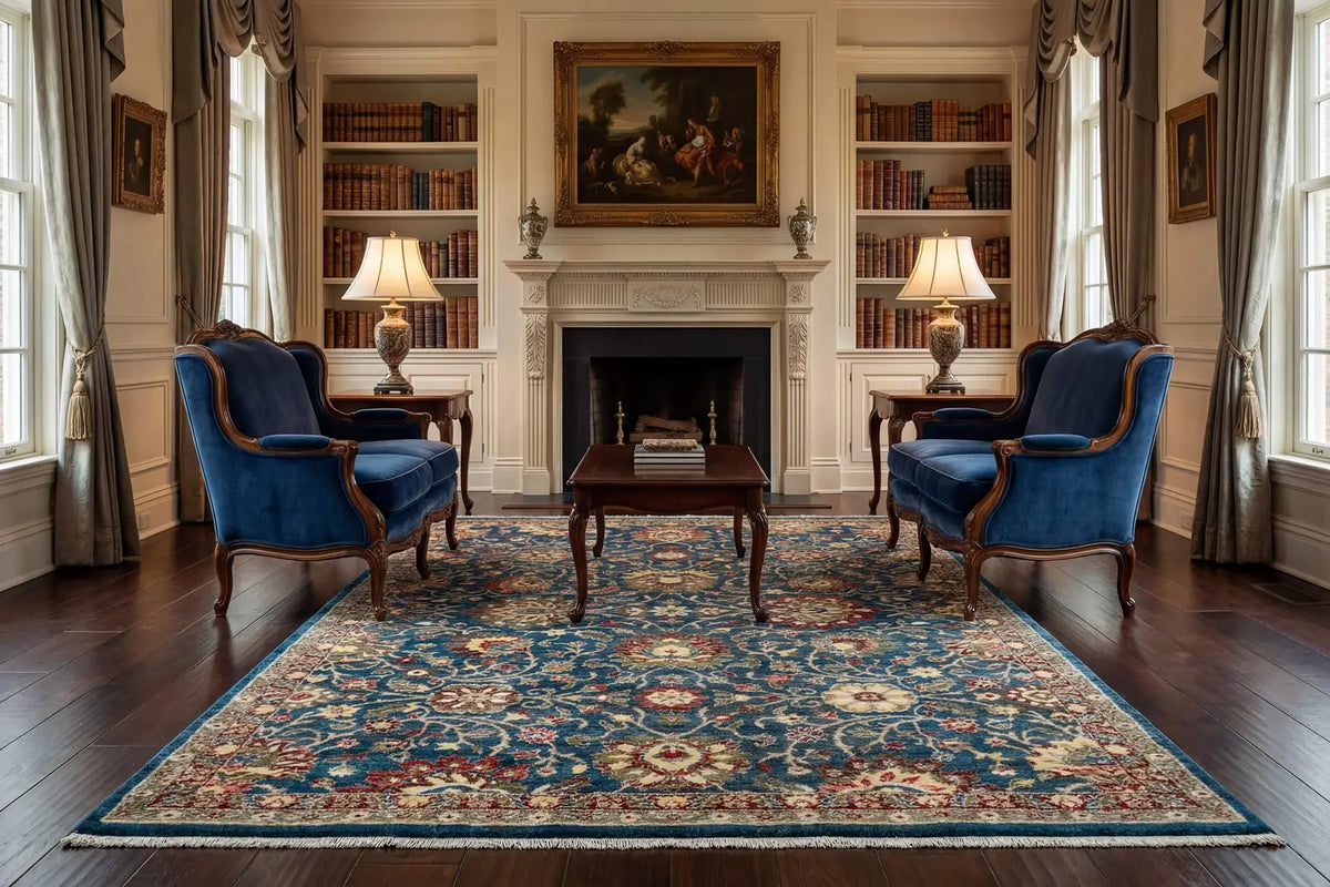 Dynamic Rugs Juno 6883 Navy Rugs - Room