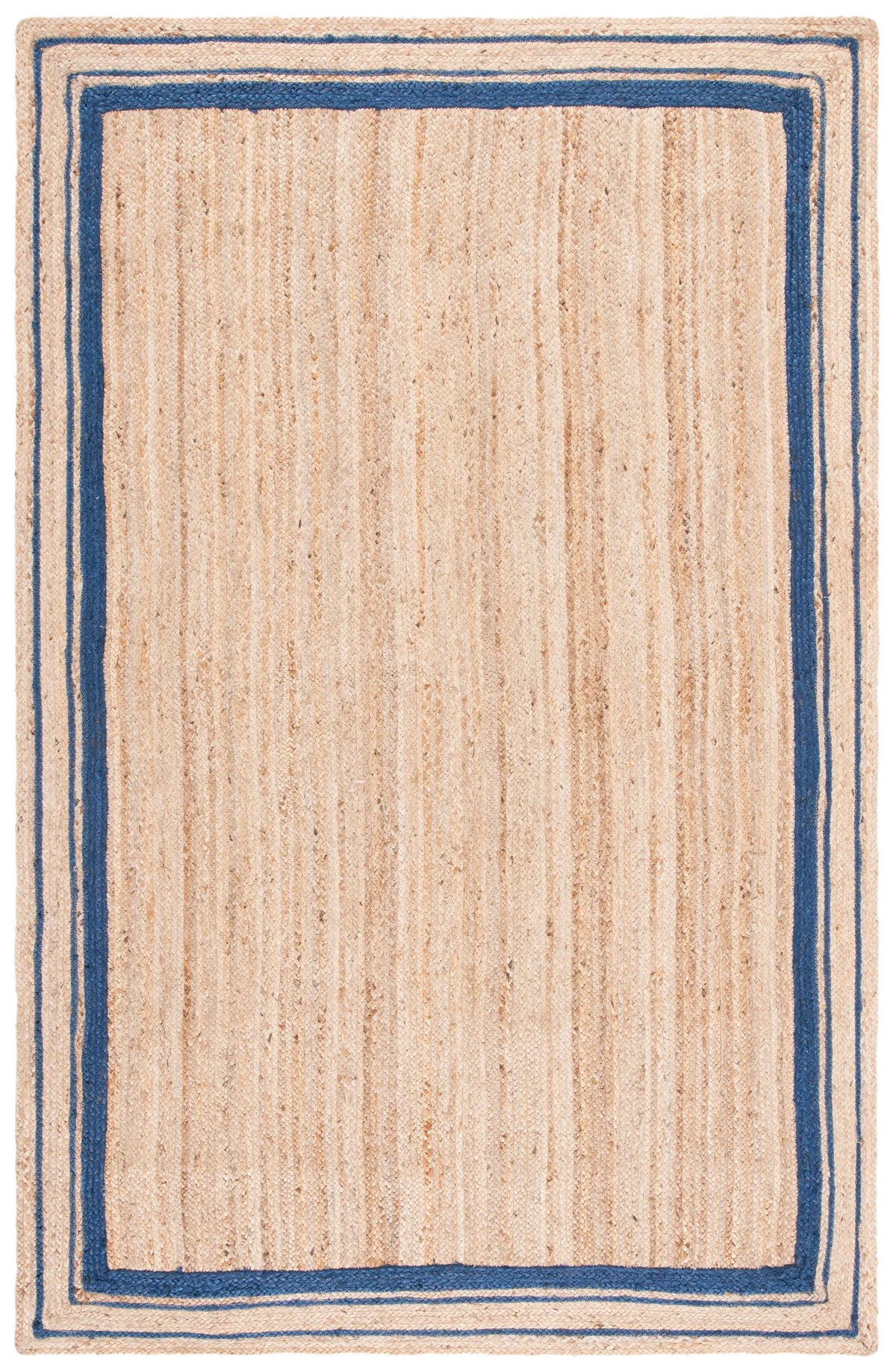 Safavieh Natural Fiber 4'-0" x 6'-0" Rug in Navy / Natural
