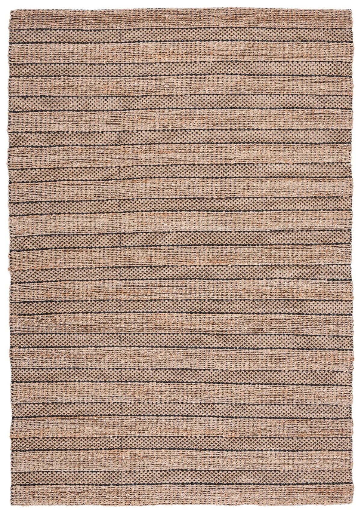 Safavieh Natural Fiber 4'-0" x 6'-0" Rug in Black / Natural