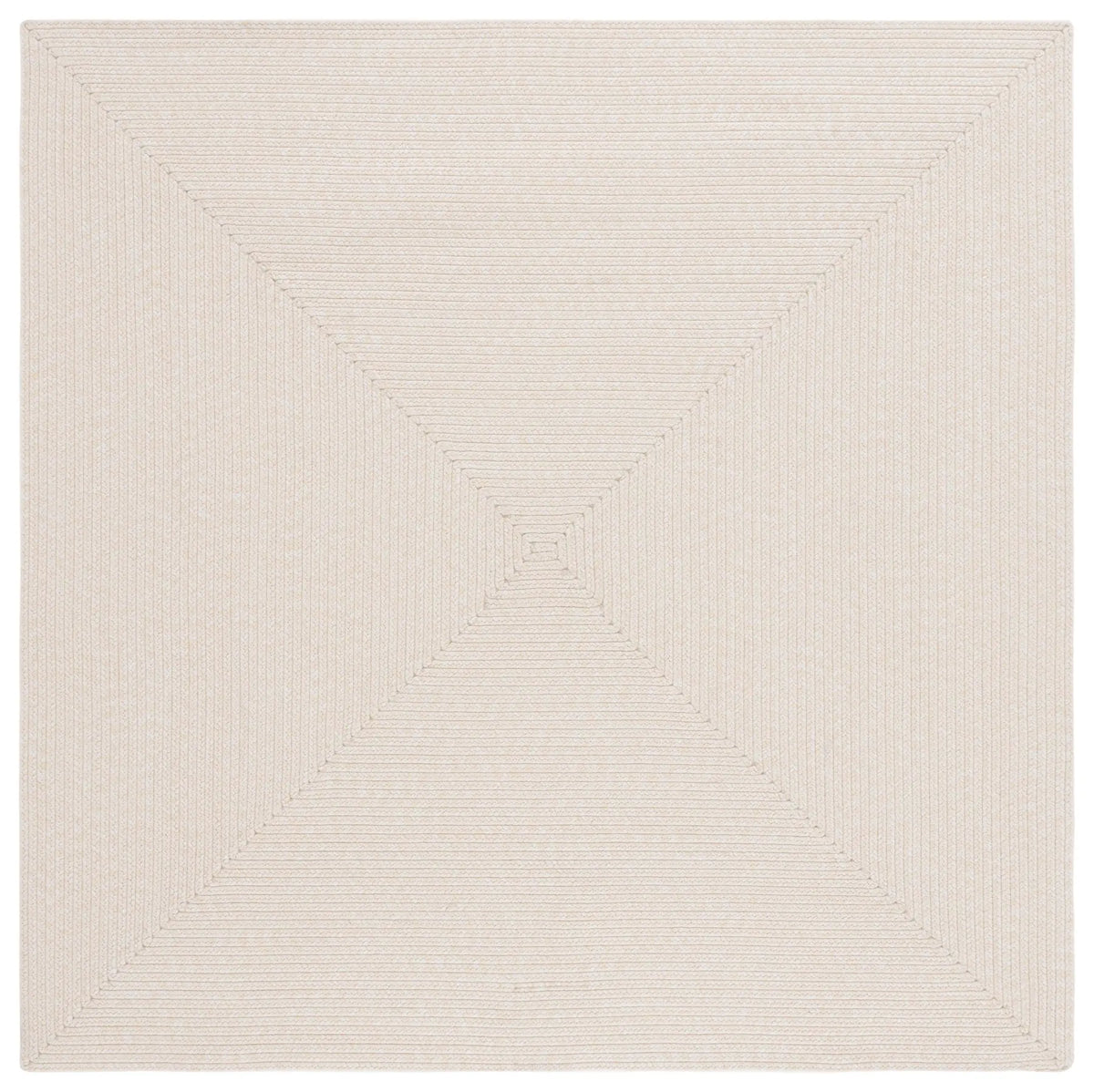 Safavieh Braided 6'-0" x 6'-0" Rug in Ivory / Beige