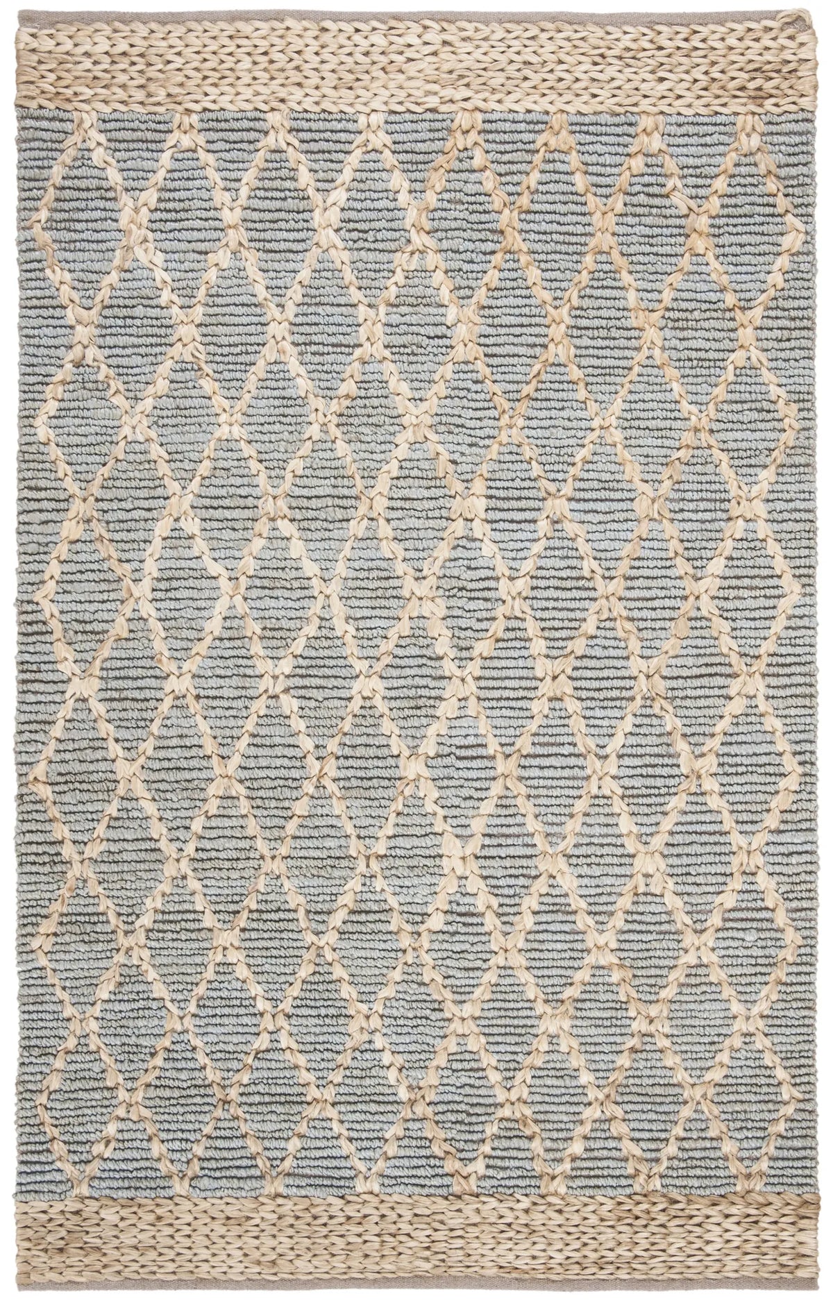 Safavieh Natural Fiber 4'-0" x 6'-0" Rug in Light Blue