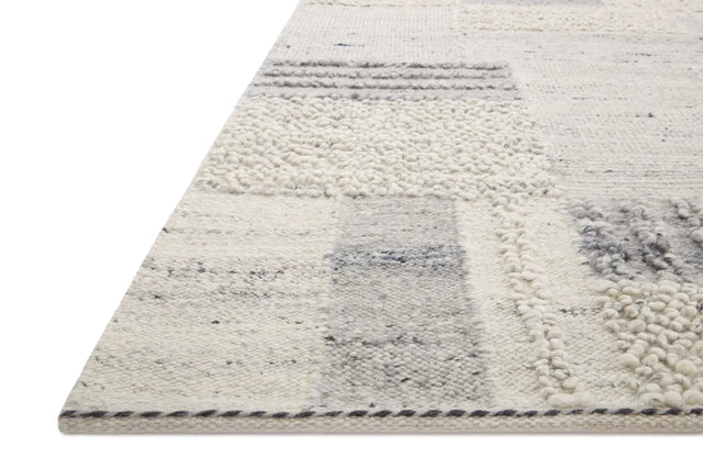Loloi Manfred Man-01 Slate/Mist Rug - rug corner