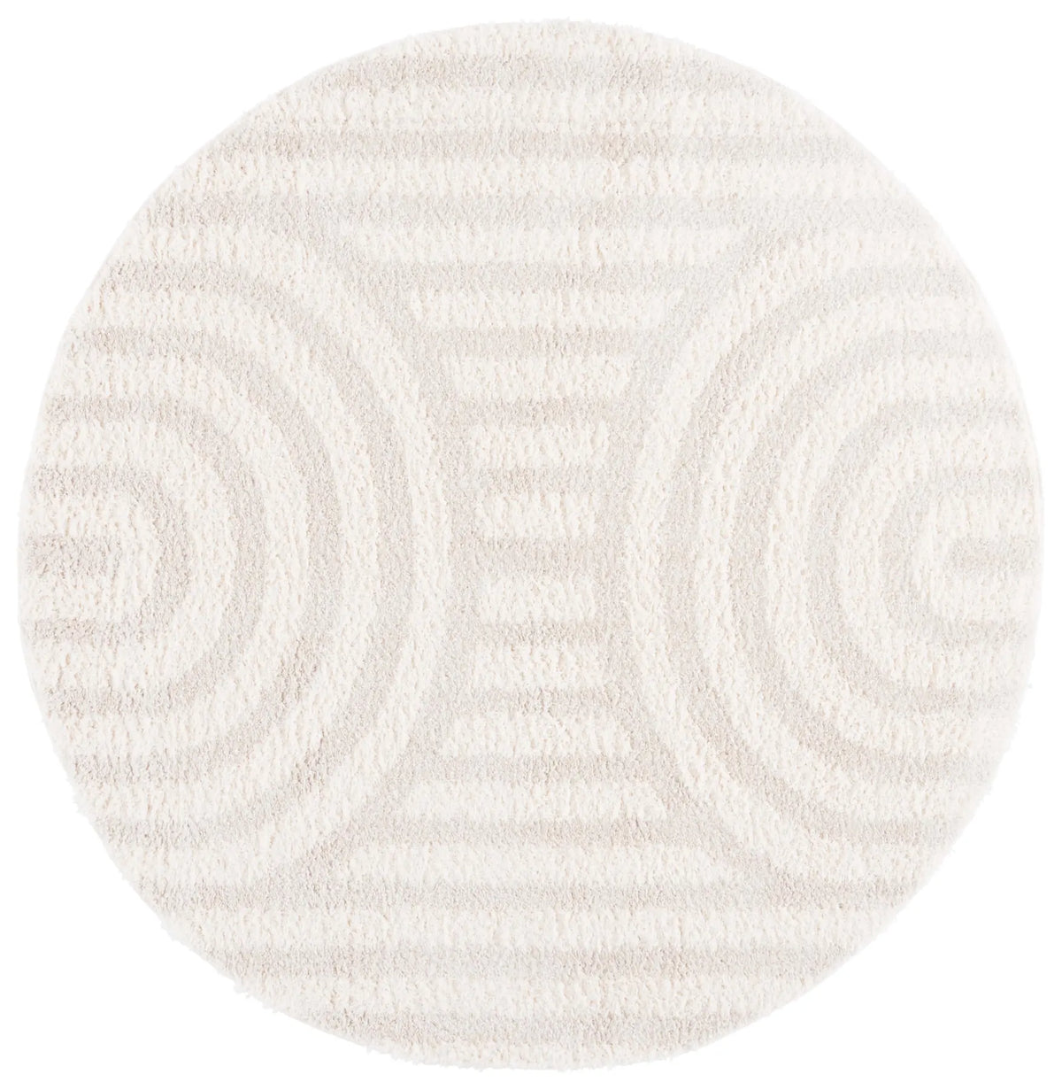 Safavieh Norway 6'-7" x 6'-7" Rug in Ivory / Grey