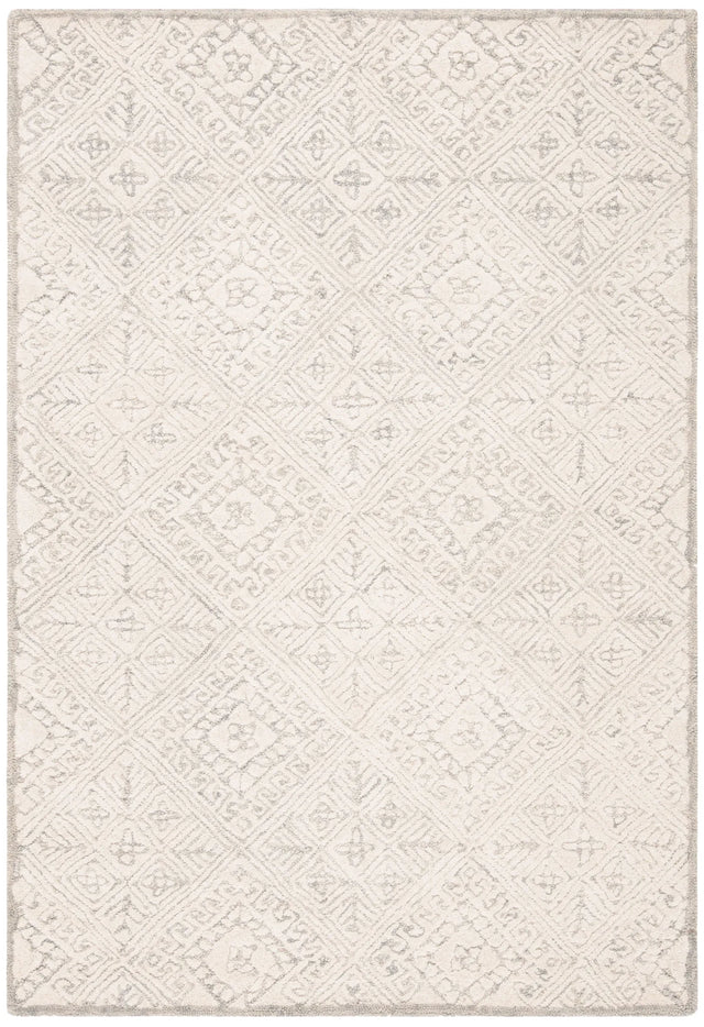 Safavieh Glamour 4'-0" x 6'-0" Rug in Grey / Ivory