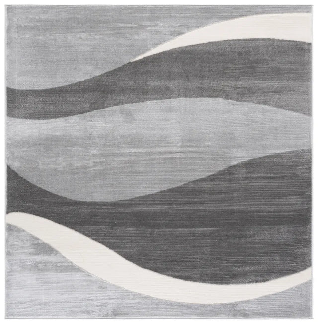 Safavieh Saylor 100 6'-3" x 6'-3" Rug in Grey / Ivory