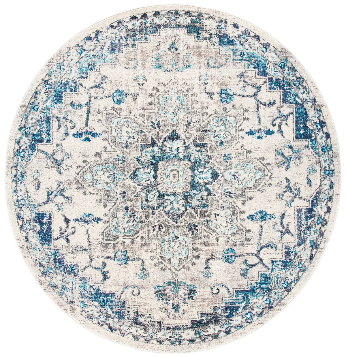 Safavieh Madison 5'-0" x 5'-0" Rug in Ivory / Grey
