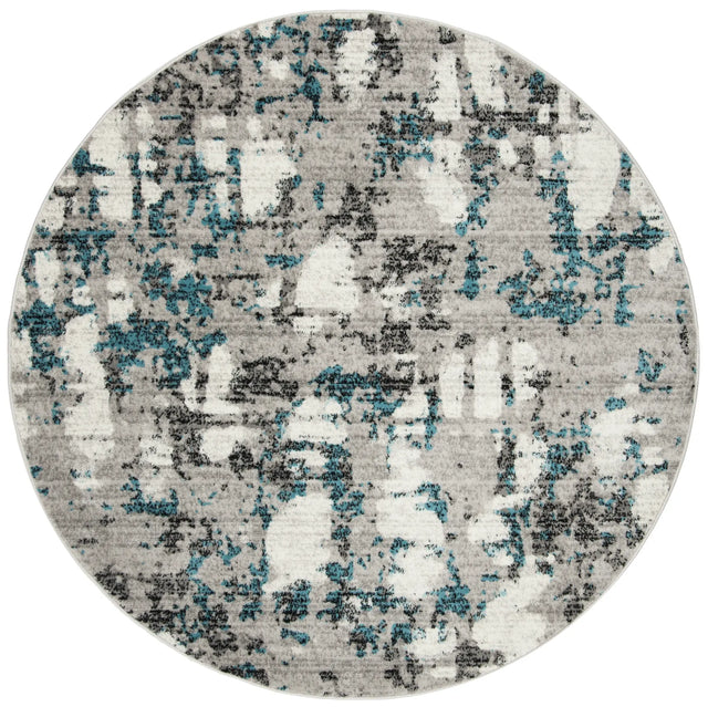 Safavieh Skyler 6'-7" x 6'-7" Rug in Grey / Blue