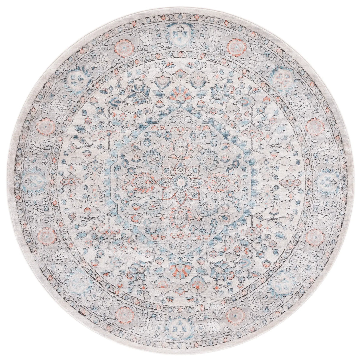 Safavieh Martha Stewart 6'-7" x 6'-7" Rug in Grey / Blue