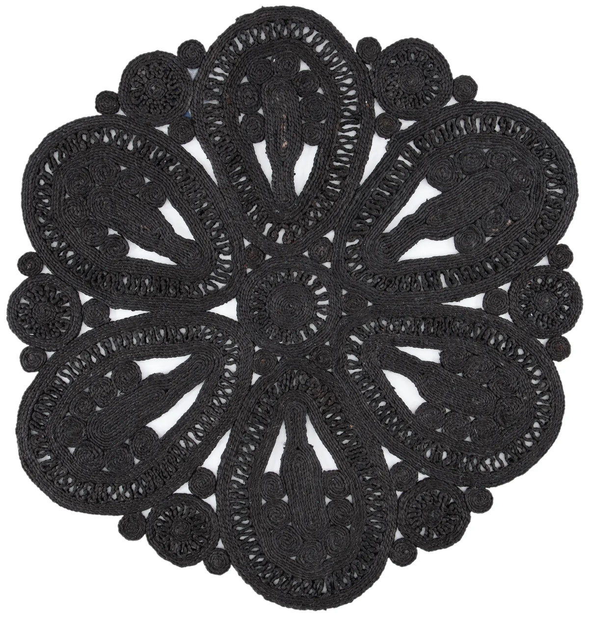 Safavieh Natural Fiber 5'-0" x 5'-0" Rug in Black
