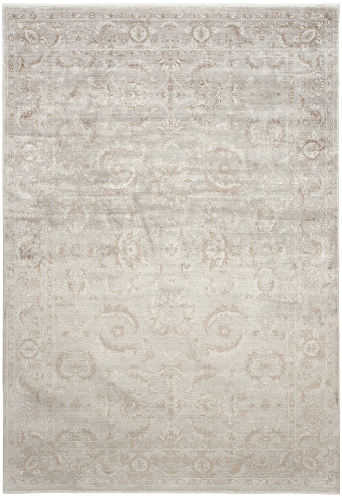 Safavieh Tibetan 6'-0" x 9'-0" Rug in Grey / Ivory
