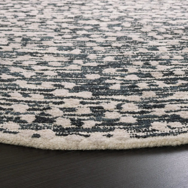 Safavieh Metro 6'-0" x 6'-0" Rug in Black / Ivory