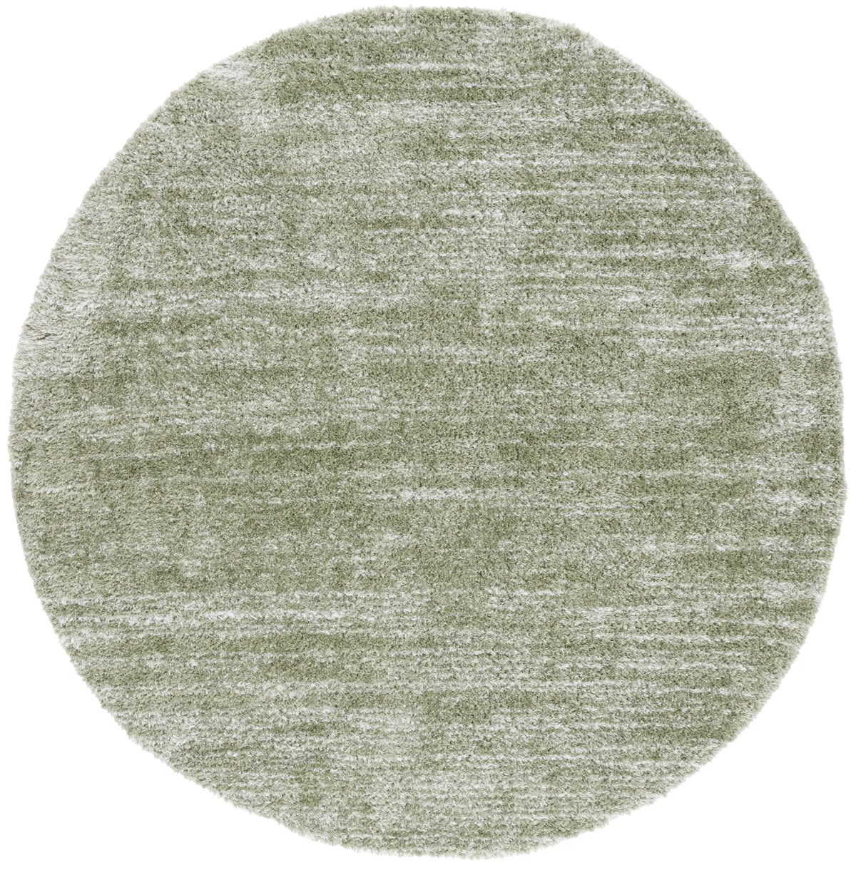 Safavieh Tahoe Shag 5'-0" x 5'-0" Rug in Sage / Ivory