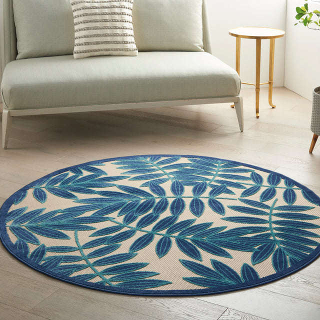 Nourison Aloha Alh18 Navy Rugs