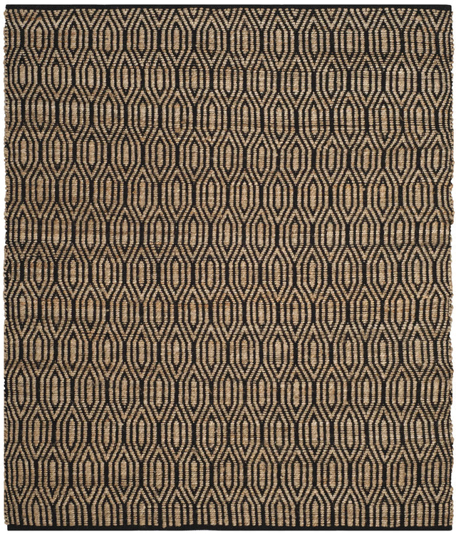 Safavieh Cape Cod 6'-0" x 6'-0" Rug in Black / Natural