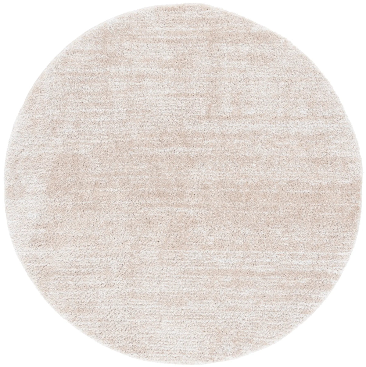 Safavieh Tahoe Shag 6'-7" x 6'-7" Rug in Ivory / Gold