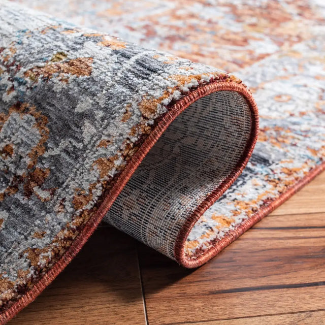 Safavieh Limitee 700 5'-0" x 8'-0" Rug in Beige / Rust