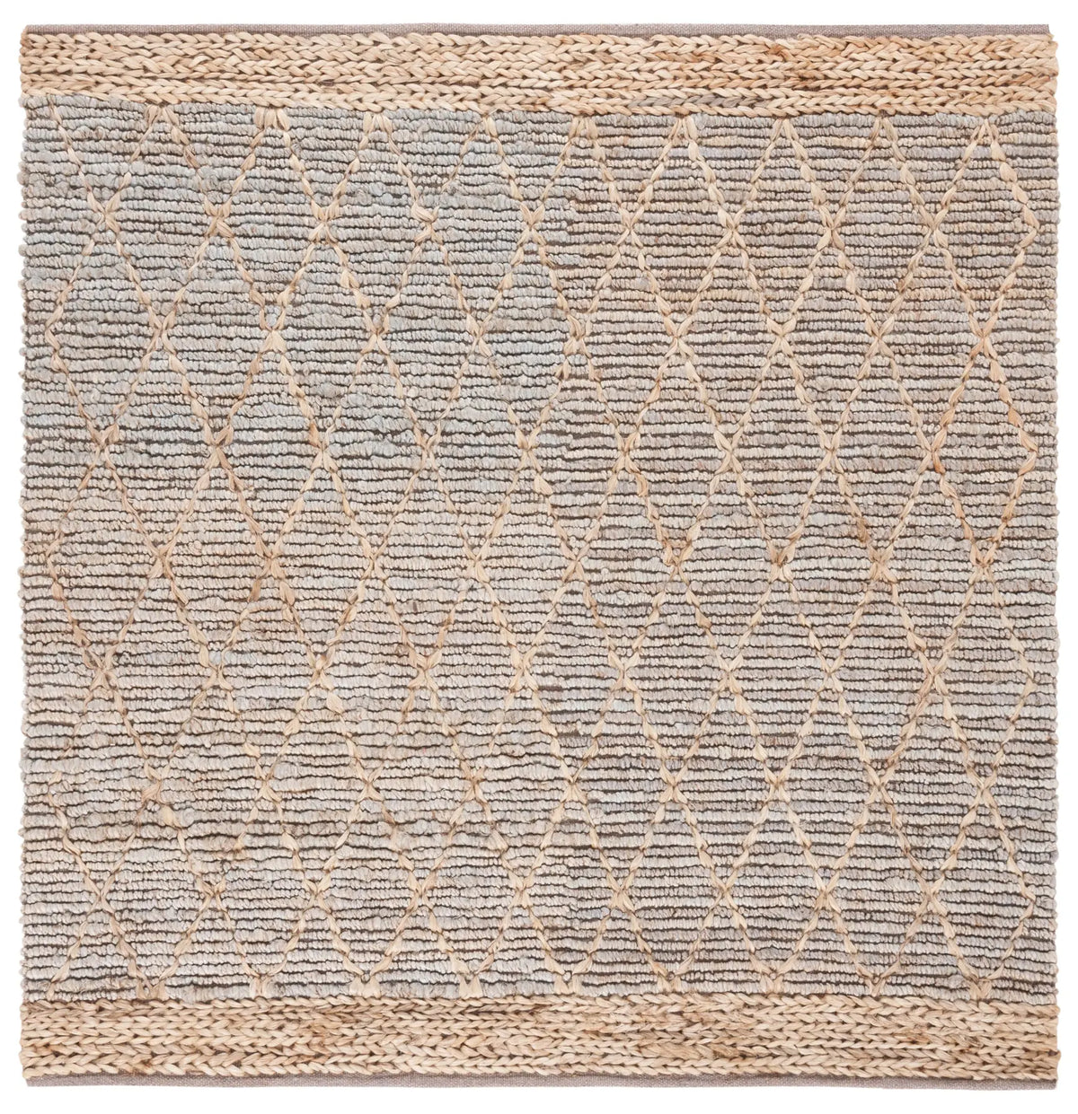 Safavieh Natural Fiber 6'-0" x 6'-0" Rug in Silver