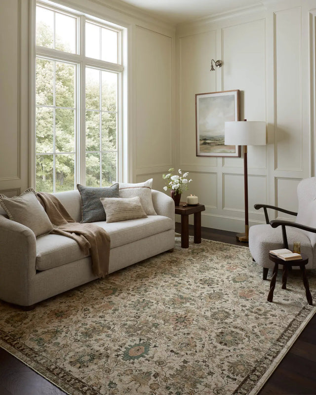 Loloi Briar BRR-04 Ivory / Multi Rug - room scene 3