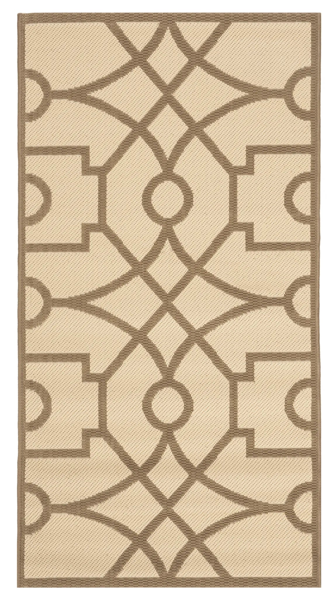 Safavieh Martha Stewart 2'-7" x 5'-0" Rug in Beige / Dark Beig