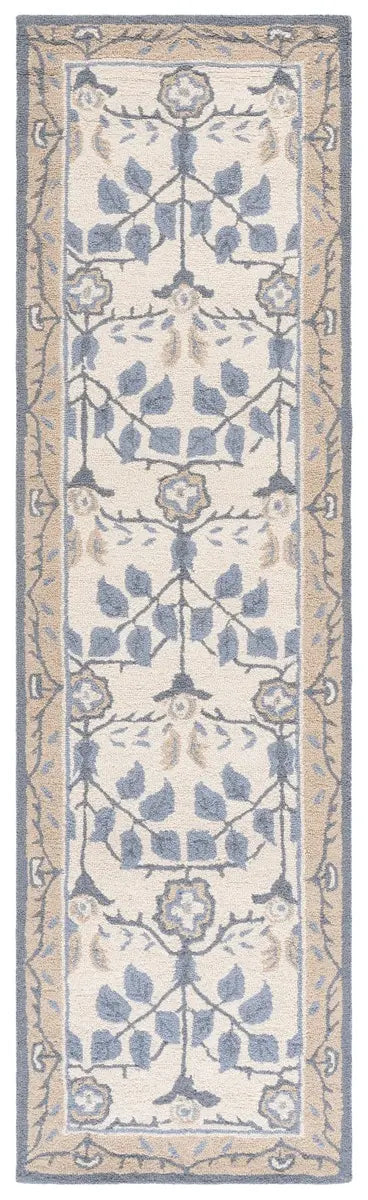 Safavieh Martha Stewart 2'-3" x 8'-0" Rug in Light Blue / Ivory