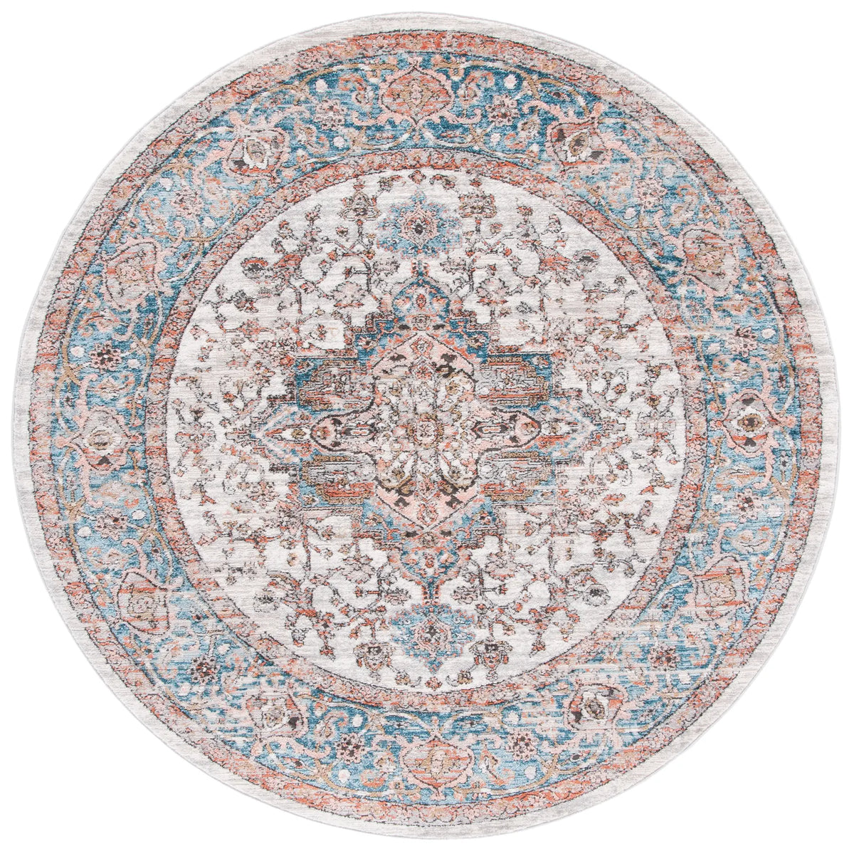 Safavieh Shivan 6'-7" x 6'-7" Rug in Grey / Blue