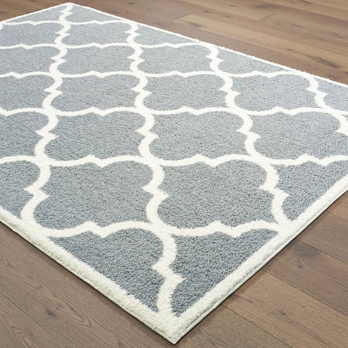 Oriental Weavers Sphinx Verona 529H6 Grey / Ivory Rugs - angle detail