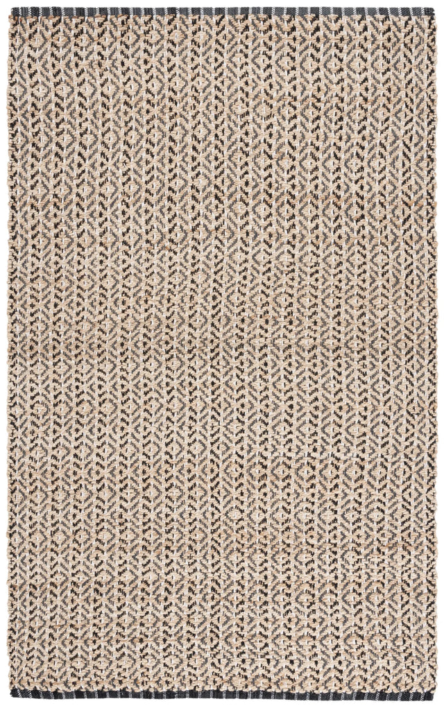 Safavieh Natural Fiber 4'-0" x 6'-0" Rug in Natural / Black