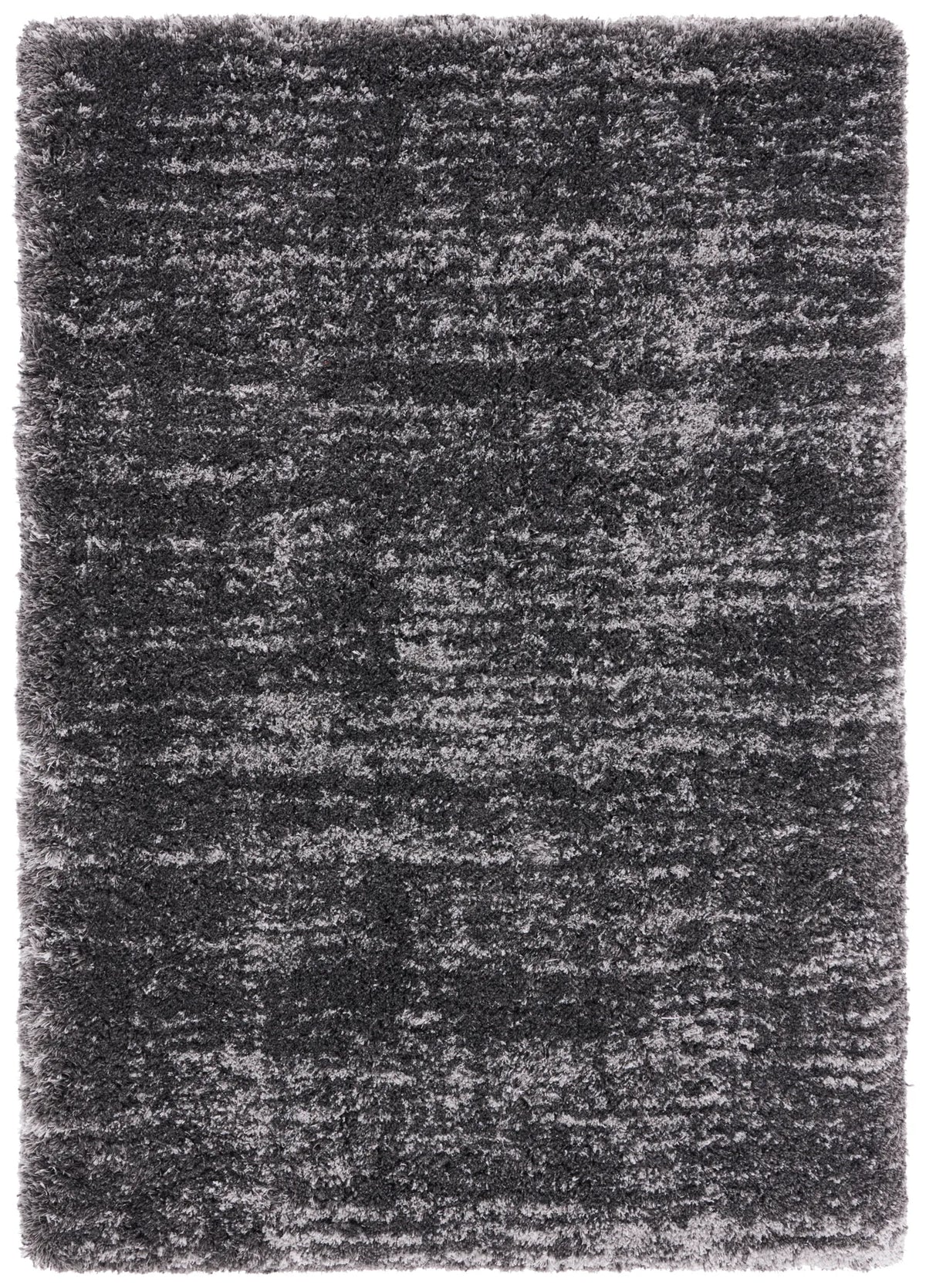 Safavieh Iceland Shag 4'-0" x 6'-0" Rug in Dark Grey / Ivory