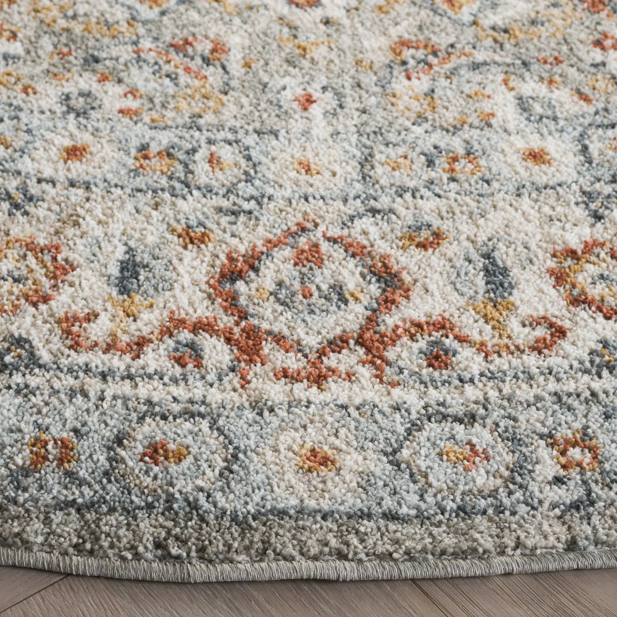 Safavieh Avalon 6'-7" x 6'-7" Rug in Grey / Light Blue