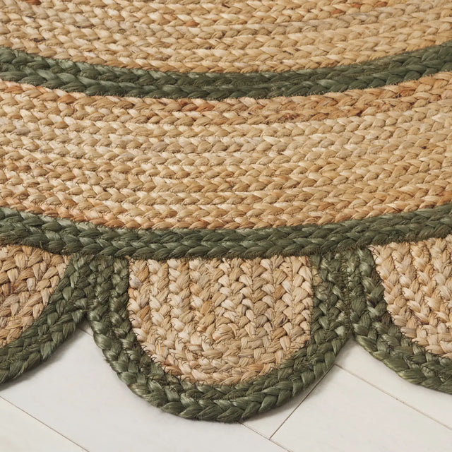 Safavieh Natural Fiber 6'-0" x 6'-0" Rug in Natural / Olive