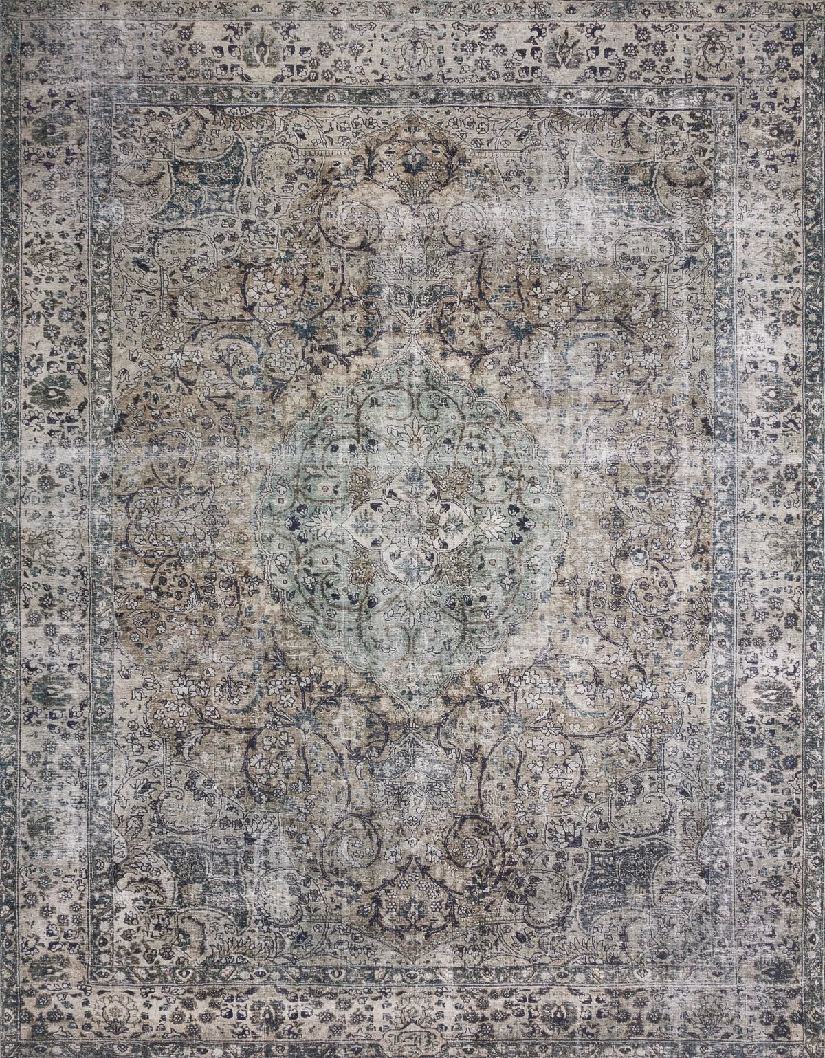 Loloi Layla Lay-06 Taupe / Stone Rugs - main flat
