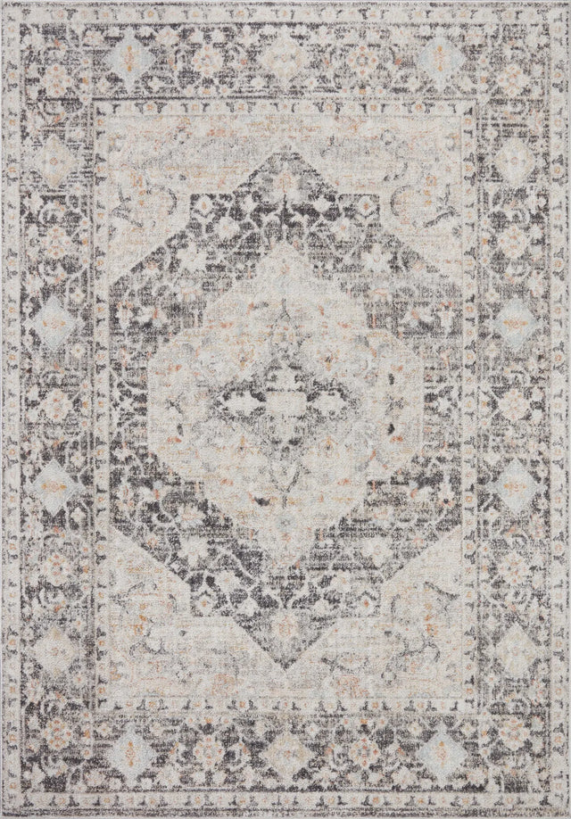 Loloi Monroe Mon-01 Charcoal/Multi Rug - main flat