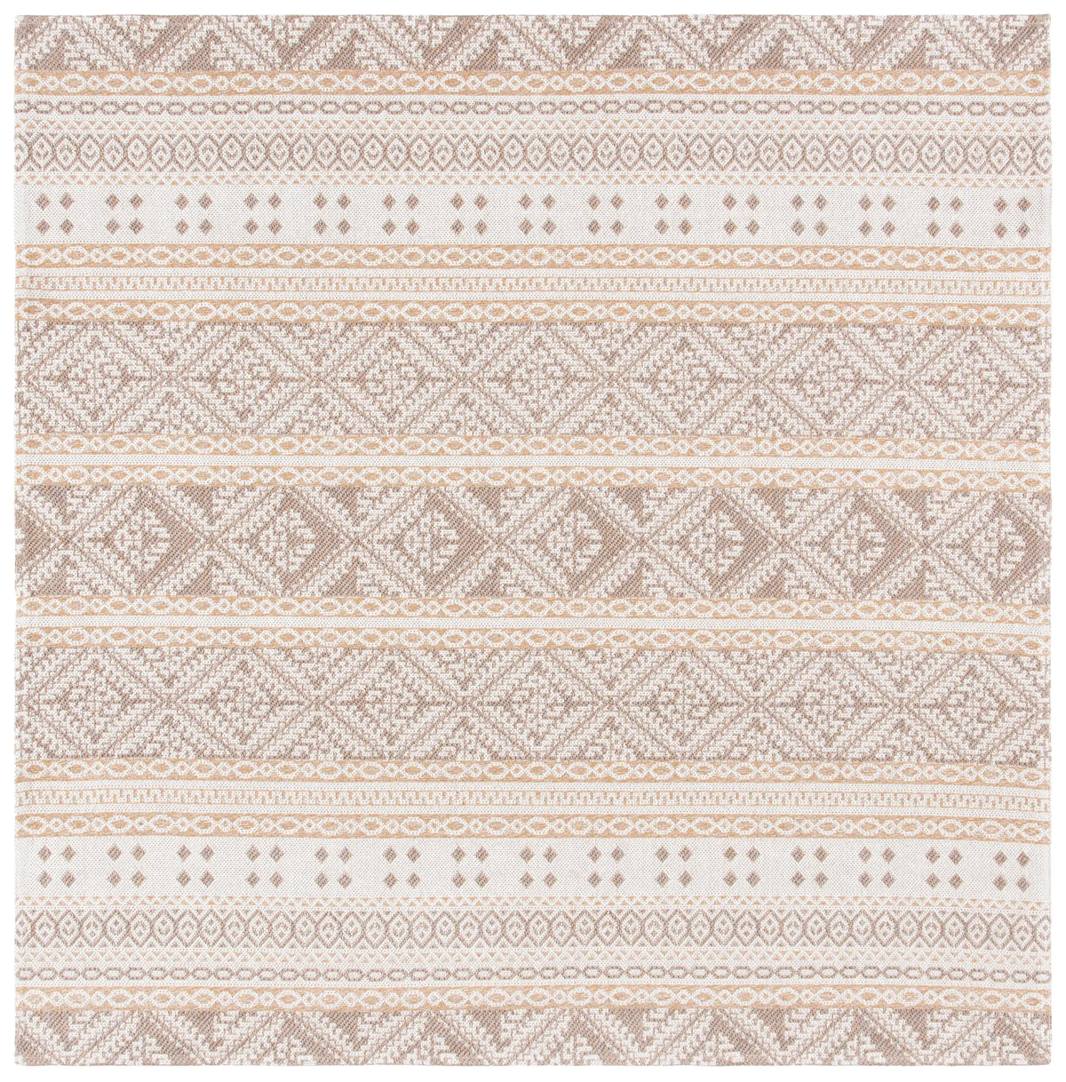 Safavieh Augustine 6'-4" x 6'-4" Rug in Taupe / Cream