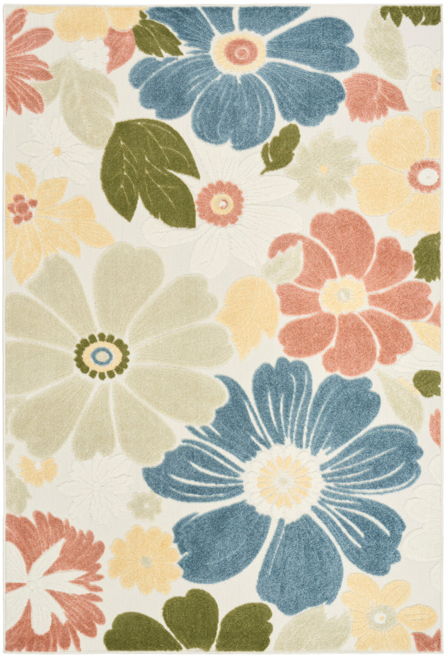 Nourison Aloha ALH42 Machine Made Multicolor Rug