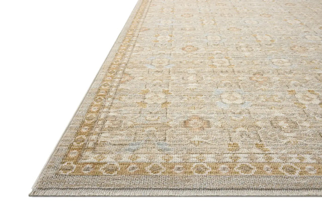 Loloi Elora ELR-08 Traditional Power Loomed Neutral, Multi Rug - rug corner