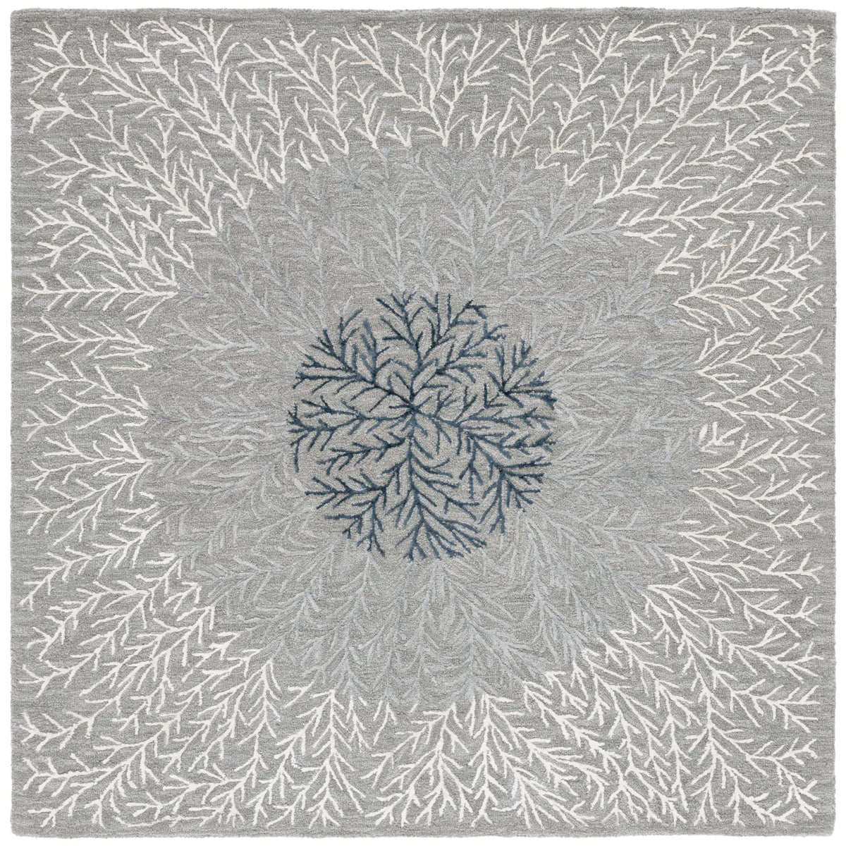 Safavieh Soho 6'-0" x 6'-0" Rug in Grey / Ivory