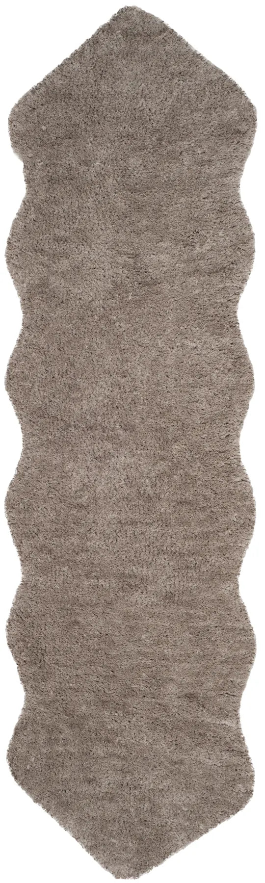 Safavieh Sheep Shag 2'-3" x 8'-0" Rug in Silver