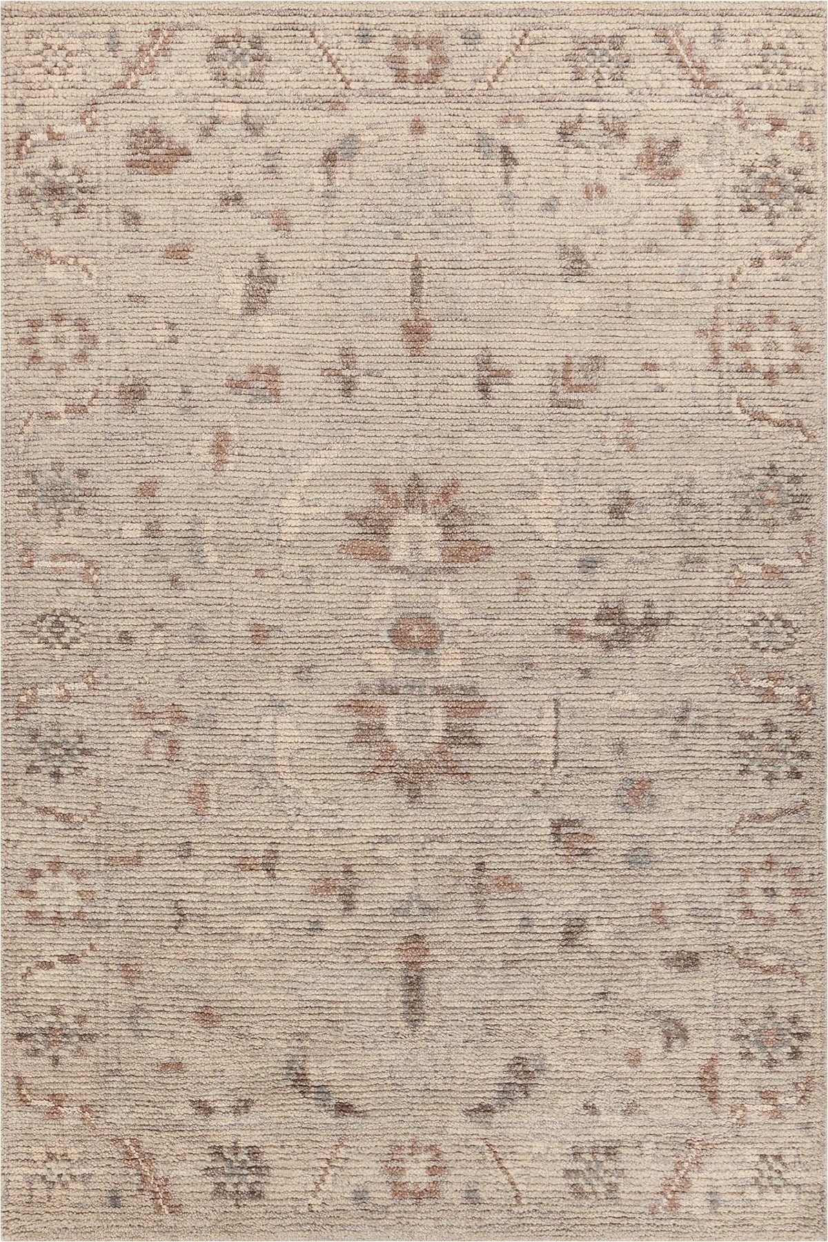 Chandra Yazmin YAZ-58200 Tan / Brown / Gray rug, flat view