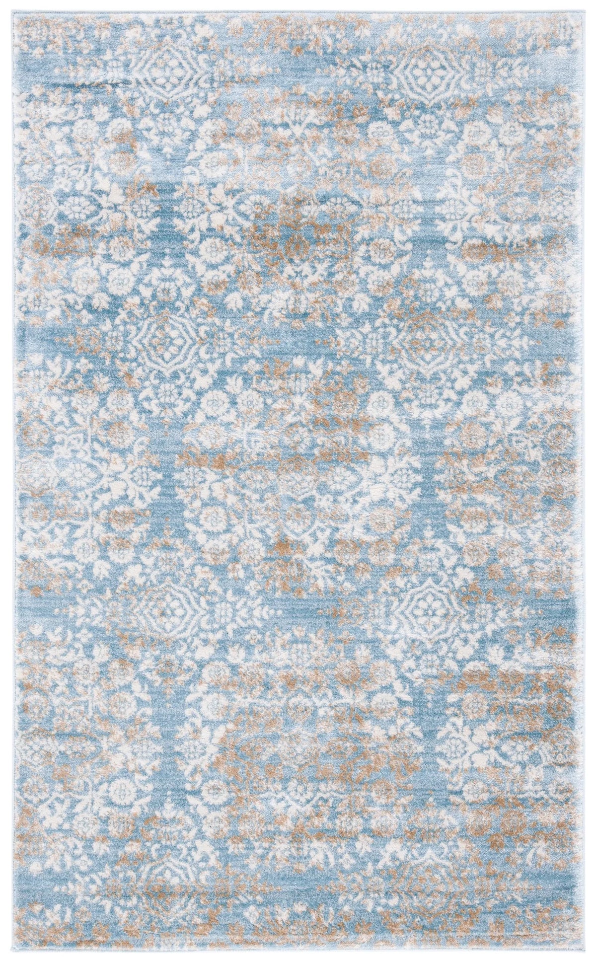 Safavieh Martha Stewart Isabella 3'-0" x 5'-0" Rug in Denim Blue / Ivory