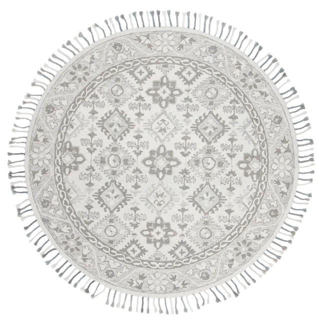 Safavieh Aspen 7'-0" x 7'-0" Rug in Light Grey / Grey