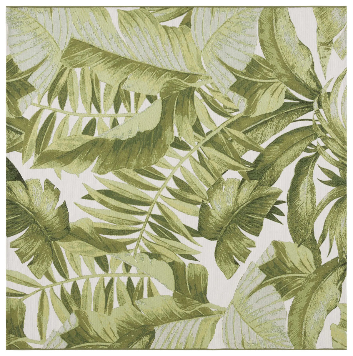 Safavieh Barbados 500 6'-6" x 6'-6" Rug in Ivory / Green