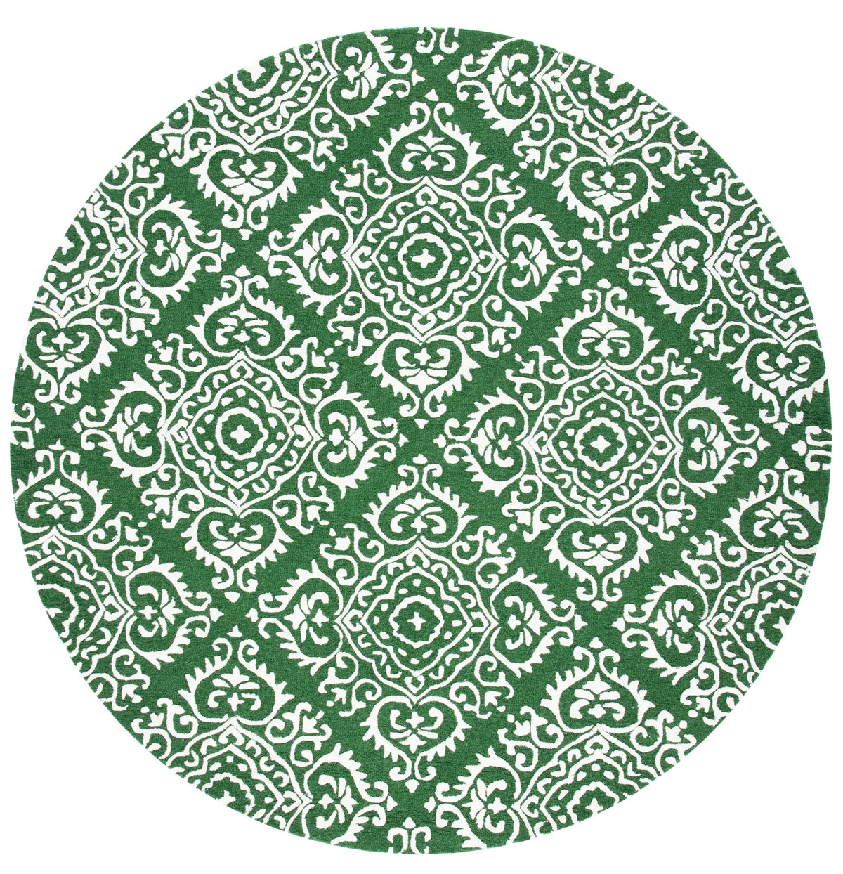 Safavieh Chatham 7'-0" x 7'-0" Rug in Green / Ivory