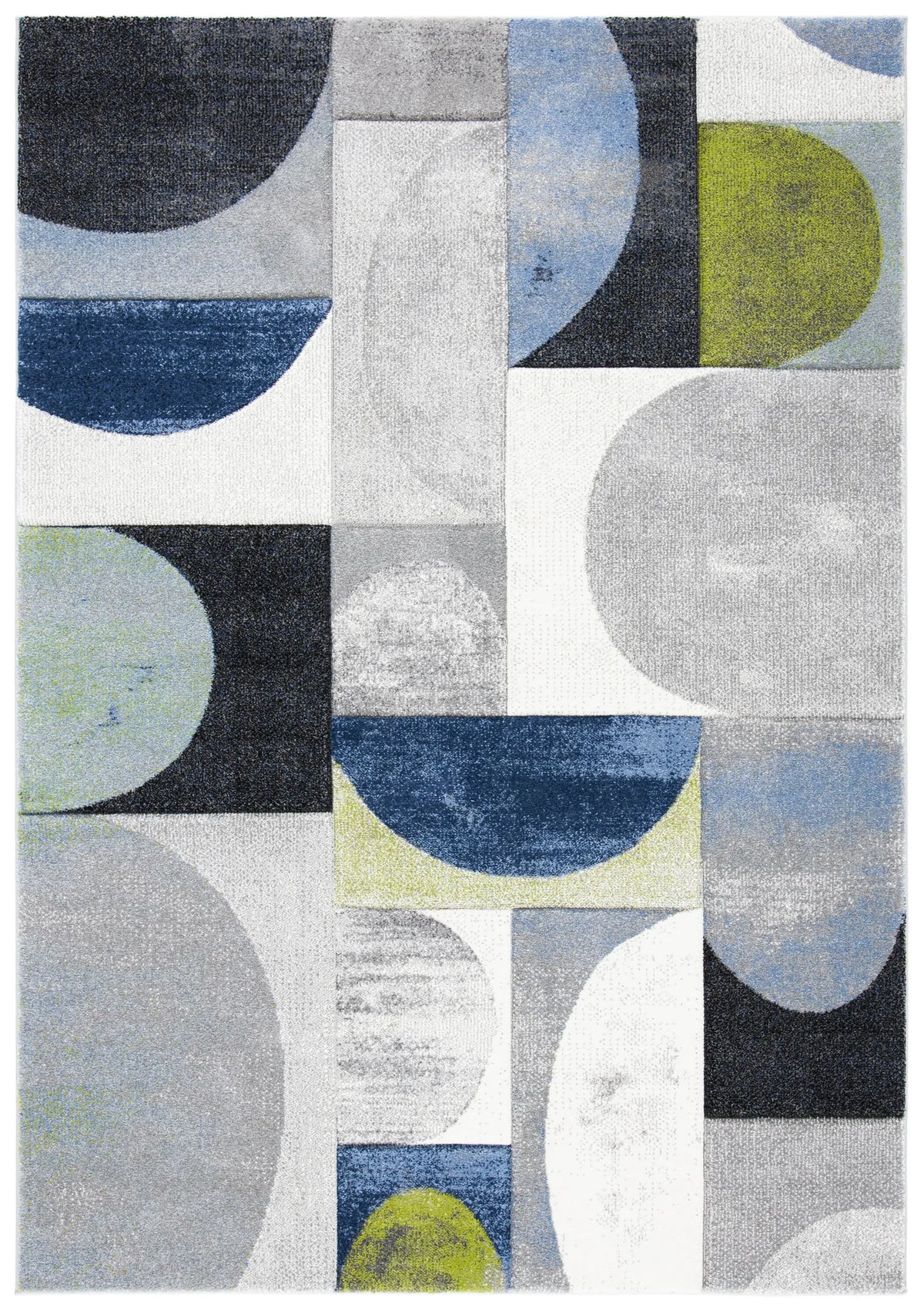 Safavieh Hollywood 4'-0" x 6'-0" Rug in Grey / Blue