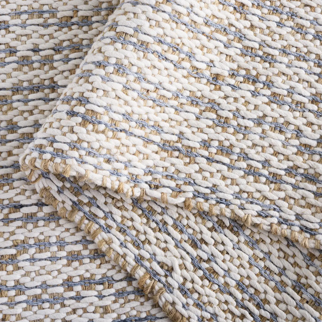 Safavieh Natural Fiber 4'-0" x 6'-0" Rug in Natural / Blue