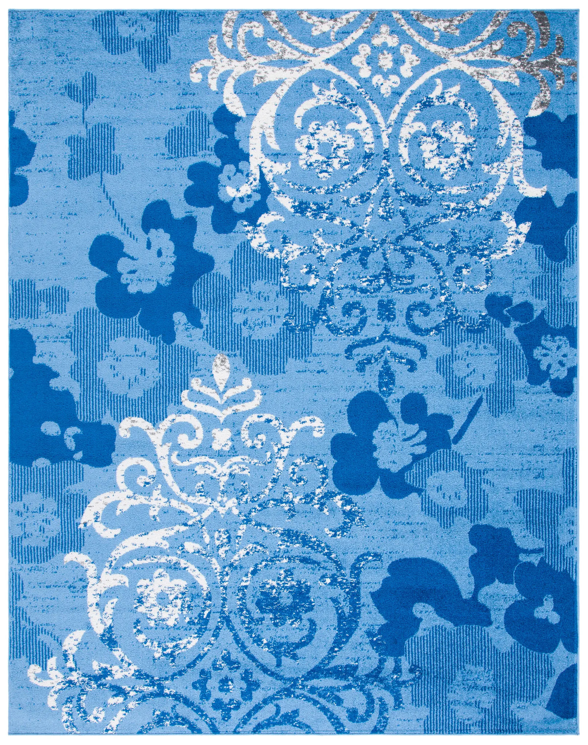 Safavieh Adirondack 10'-0" x 14'-0" Rug in Light Blue / Dark Blue