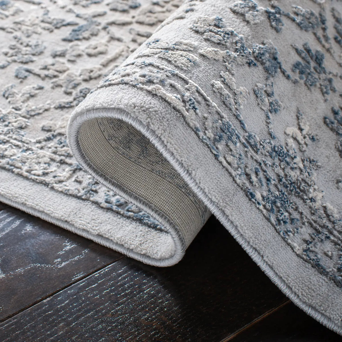 Safavieh Invista 9'-0" x 12'-0" Rug in Grey / Blue