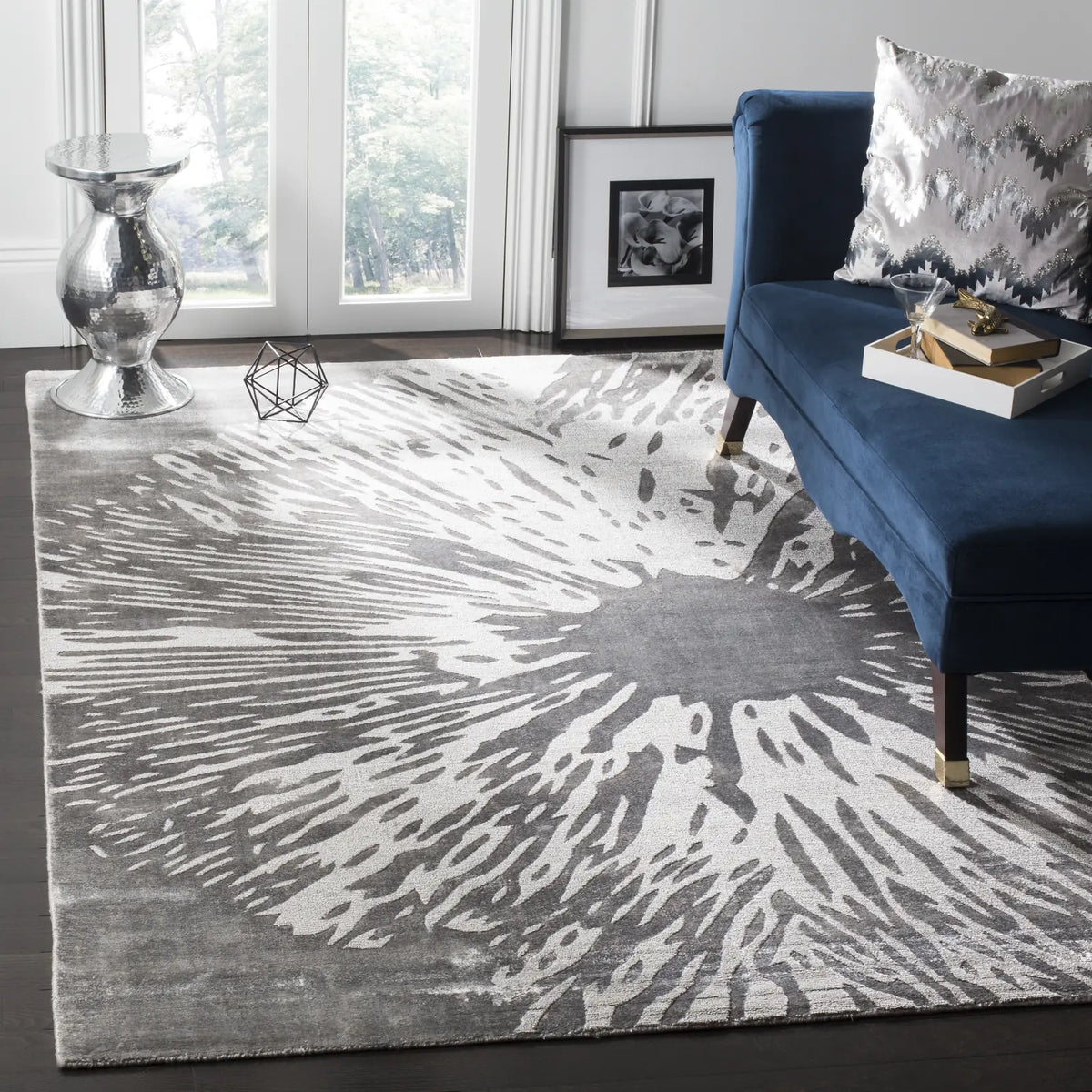 Safavieh Expression 6'-0" x 9'-0" Rug in Dark Grey
