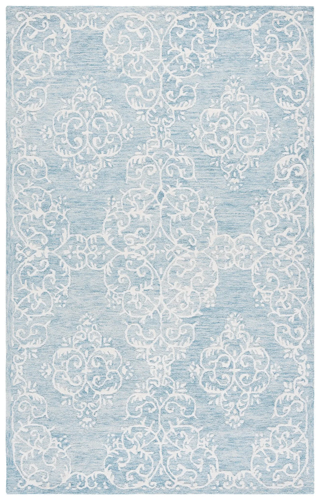 Safavieh Metro 5'-0" x 8'-0" Rug in Blue / Ivory